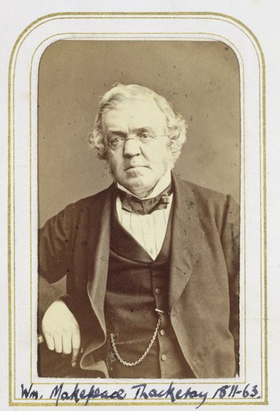 Portrait de William Makepeace Thackeray (1811-63) - J.C. Watkins